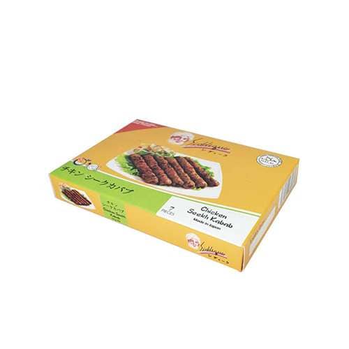 Siddique Chicken Seekh Kebab 7p (205g) (Frozen Ready to Eat Food)