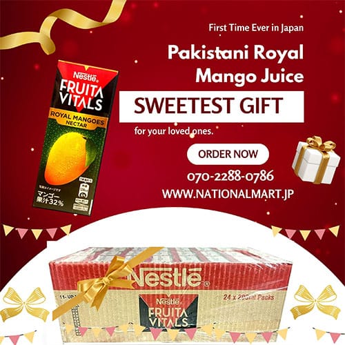 Pakistani Mango Juice パキスタン産マンゴージュース 24 pack x 200ml