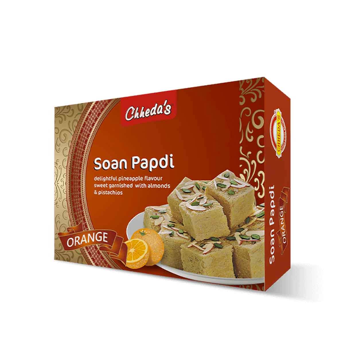 Chheda’s Soan Papdi Orange Flavour 250g